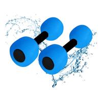 Aerobics Weights - 2 Piece Aqua Fitness Dumbbells | Bright Color Pool Exercise Tool Lightweight Foam Training Gear for Adults, Teens, Friends, Wife Husband Home Pool Gym