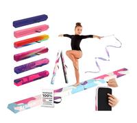 Aerobik | Poutre de Gymnastique Pliable 240 cm Camouflage | Stable, Antidérapante et Lavable | Enfants & Adultes | Ruban de Gymnastique Offert pour Un entraînement Complet | Original Corner