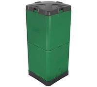 Aerobin 200L Composteur Thermique - Compost Mûr en 3 Mois - Composteur sans Odeur pour Déchets de Cuisine et de Jardin - Système de Compostage Écologique d’Extérieur omposter (Brunswick Green)