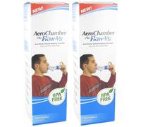 Aerochamber Plus Anti-Statique + Flow-Vu-Mouthpiece Adultes no data 2x1 pc(s)