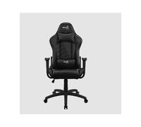 Aerocool AC-110 AIR Siège de jeu universel, Poids Max 150kg, Coussin d'Air PVC Noir, Dossier Réglable, Accoudoirs Rembourrés, 690x700x12.1-13.1cm