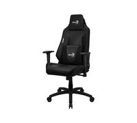 Aerocool Admiral ADMIRALBK - Siège Gaming Universel Noir, Poids Max 150kg, Base Nylon 350mm, Cadre Acier, Accoudoirs 2D, Angle 3-18°