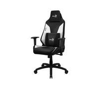Aerocool Admiral ADMIRALBW Siège Gaming Universel Noir/Gris/Blanc, Support 150kg, Dossier Inclinable 3-18°, Accoudoirs 2D, Vérin Classe 4, Roues 65mm