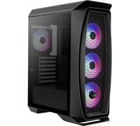 Aerocool AEROONEFROST, Boîtier PC Micro ATX, fenêtre latérale, 4 ventilateurs, Noir
