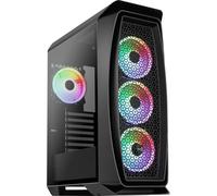 Boitier Moyen Tour ATX AeroCool Aero One Duo RGB avec panneau vitré (Noir)