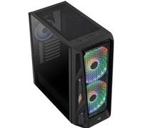 Boitier Moyen Tour ATX AeroCool AirHawk Duo RGB avec panneaux vitrés (Noir)