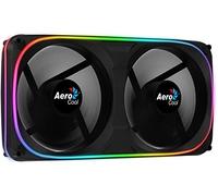 Double Ventilateur de boitier Aerocool Astro 24 RGB 24x12cm (Noir)