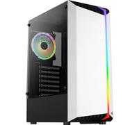 Aerocool Boîtier Moyen Tour ATX Bionic V2 RGB avec panneau vitré Blanc