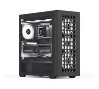 AeroCool Boîtier de tour intermédiaire D502A, panneau avant en maille, support de radiateur de 360 mm, 11 emplacements de ventilateur, GPU 400 mm, ATX/m-ATX/mini-ITX, filtres à poussière magnétiques
