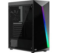 Boitier Moyen Tour ATX AeroCool Shard Tempered Glass RGB avec panneau vitré (Noir)