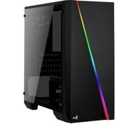 Aerocool Boîtier PC Cylon Mini Micro-ATX – RGB, ventilateur arrière 12 cm, noir