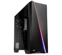 Aerocool Boîtier Moyen Tour ATX Cylon - LED RGB Flow Front, fenêtre latérale - Noir