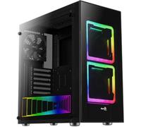 Boitier Moyen Tour ATX AeroCool Tor RGB avec panneaux vitrés (Noir)