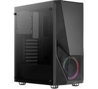 AEROCOOL BOITIER PC Zauron Saturn - FRGB V1 - Noir - Verre trempé - Format ATX (ACCM-PV23013.11)