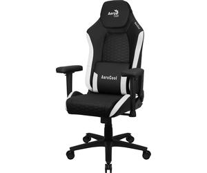 Aerocool CROWNBW Siège pour jeu vidéo Siège de jeu universel Siège rembourré Noir, Blanc