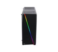 Aerocool Cylon Midi Tower Noir ACCM-PV10012.11, Acier, ATX/microATX/Mini-ITX, 2x3.5" + 2x2.5", Vent arrière 120mm, Façade RGB, USB 3.2 Gen 1
