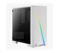 Aerocool Cylon Mini. Facteur de forme : mini tour, Type : PC, Couleur du produit : blanc. Facteurs de forme d'alimentation pris en charge : ATX. Diamètre des ventilateurs avant supportés : 120 mm, Ven