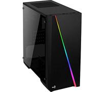 Aerocool Boîtier PC Cylon Mini Micro-ATX – RGB, ventilateur arrière 12 cm, noir