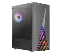 AeroCool Boîtier Midi Delta-G v1 MicroATX/ATX/MiniITX, noir