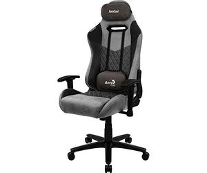 Aerocool DUKE, Chaise de jeu, AeroSuede Respirant, Dossier réglable, Noir