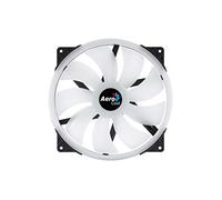Aerocool Duo 20 ARGB LED PC Fan, 200 mm, 700 rpm, Curved Fan Blades for Maximum Cooling and Anti-Vibration Pads