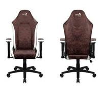 Aerocool Fauteuil Crown AeroSuede – Marron/Blanc
