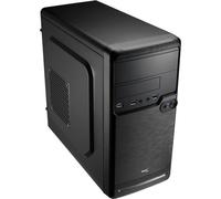 Aerocool QS182, Boîtier PC ATX Mini-tour, Ventilateur Arrière 8cm, USB 3.0, Noir