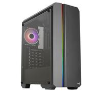 Boitier Moyen Tour ATX AeroCool Genesis v2 RGB avec panneau vitré (Noir)
