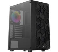 Aerocool Boîtier Moyen Tour ATX Hive v2 RGB avec panneau vitré Noir