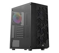 Aerocool Boîtier PC Hive V3 RGB Moyen Tour Panneau Vitré Noir