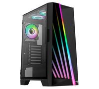 Boitier Moyen Tour ATX AeroCool Mirage V2 RGB avec panneau vitré (Noir)