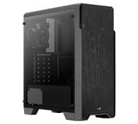 Aerocool - Boîtier moyen tour ATX Ore-G Saturn V1 RGB - Panneau vitré - Noir