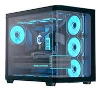 Aerocool P500C Midi Tower Noir, boîtier pc