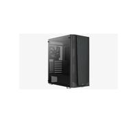 Aerocool Prism-G-BK-v1 Midi Tower PC Noir - ATX/micro ATX/Mini-ITX, 2x3.5" + 2x2.5", 1x120mm arrière, USB 3.2 Gen 1, Acier/Verre Trempé