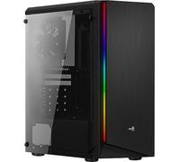 Boîtier Midi-tour - Aerocool - RIFT - Noir - SPCC - Éclairage RGB - Ventilateurs 120 mm