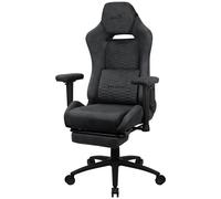 Aerocool ROYALSLATEGR, Chaise Gaming Ergonomique Premium, Repose-Jambes, Technologie Aerosuede, Gris