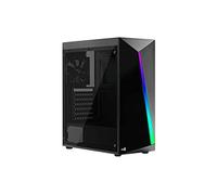 Aerocool Boîtier moyen tour ATX Shard ARGB avec panneau vitré – Noir