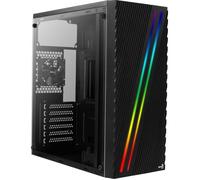 Aerocool STREAK - Boîtier PC ATX RGB - Panneau Latéral - Ventilateur 80mm
