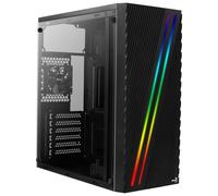 Aerocool STREAK - Boîtier PC ATX RGB - Panneau Latéral - Ventilateur 80mm