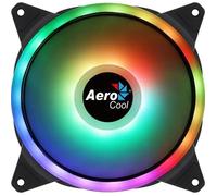 aerocool ventilateur de boitier aerocool duo 14 rgb 14cm (noir)