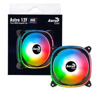 AeroCool Ventilateur de boitier Astro 12F RGB 12cm (Noir) - ACF3-AT10227.01