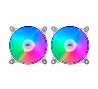 aerocool ventilateur mf duow frgb 120 mm 2 unites