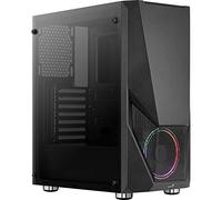 AEROCOOL BOITIER PC Zauron Saturn - FRGB V1 - Noir - Verre trempé - Format ATX (ACCM-PV23013.11)