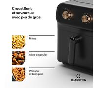 AeroCrisp 6 Friteuse à air chaud, 1700 W, 6 litres, boutons rotatifs