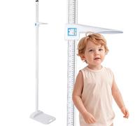 Aeroflexa Jauge de hauteur Stadiomètre portable,altimètre pour examen médical,Double affichage avec plage de mesure de 20 à 210cm Convient aux cabinets médicaux,à la maison et aux salles Sport