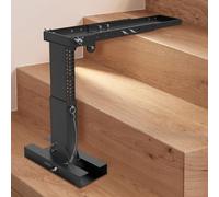 Aeroflexa Ladder Leveler, échelle extensible pliable Pro Échelle extensible réglable Matériau en acier haute résistance pour escaliers avec tapis antidérapant Hauteur réglable de 34 à 48 cm