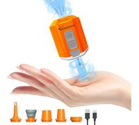 Aerogogo GP4, Pompe Multifonction Rechargeable avec Fonction Lampe de Poche Giga Pump 4.0, Orange
