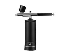 aérographe, Aérographe Portable Rechargeable sans Fil avec compresseur, Pistolet pulvérisateur for la beauté du Visage, Les Ongles, Le Tatouage, l'artisanat, Peinture sur gâteau(A)