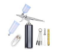 Aérographe avec compresseur Kit 20CC 40CC stylo à simple Action Super fonctionne ongles peinture minérale pistolet tatouage Salon Art Design Application multifonctionnelle