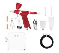 Aérographe d'alimentation GunSide de contrôle d'air déclenchement avec le Kit compresseur d'arrêt automatique for gâteau peinture voiture/corps Contrôle Précis(NCT-24WYW116B S2)